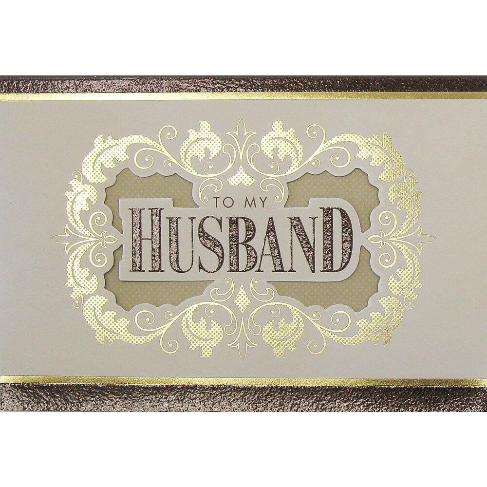Image of Rosedale Greeting Card, Birthday Husband, 6 Pack