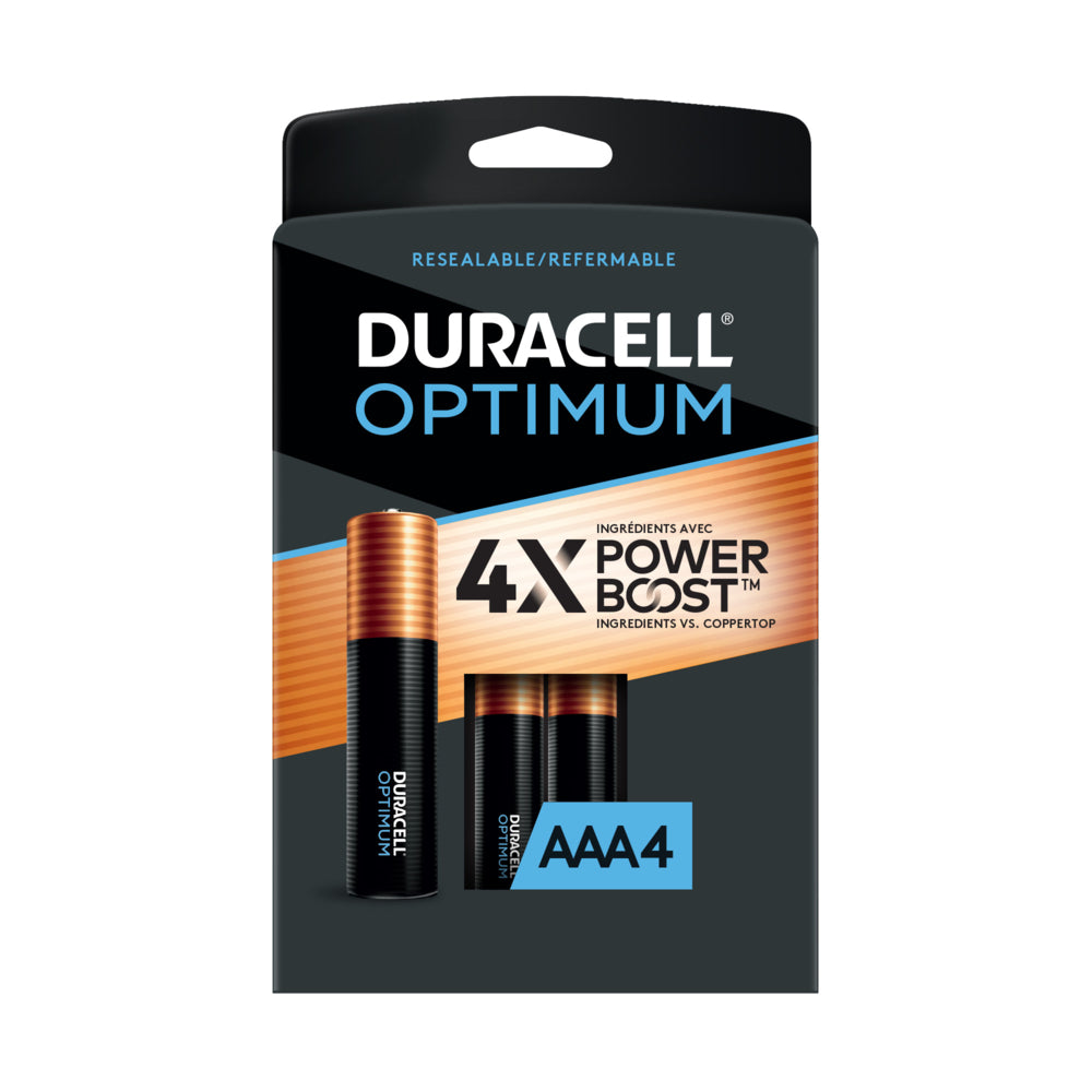 Image of Duracell Optimum AAA Batteries - 4 Pack