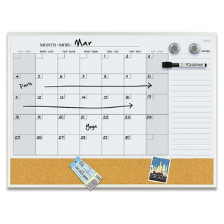 Large Dry Erase Wall Calendar - [38 x 60] - Undated Blank 2024 Reusable  Yearly Calendar - Giant Whiteboard Poster - Jumbo Laminated 12 Month Office