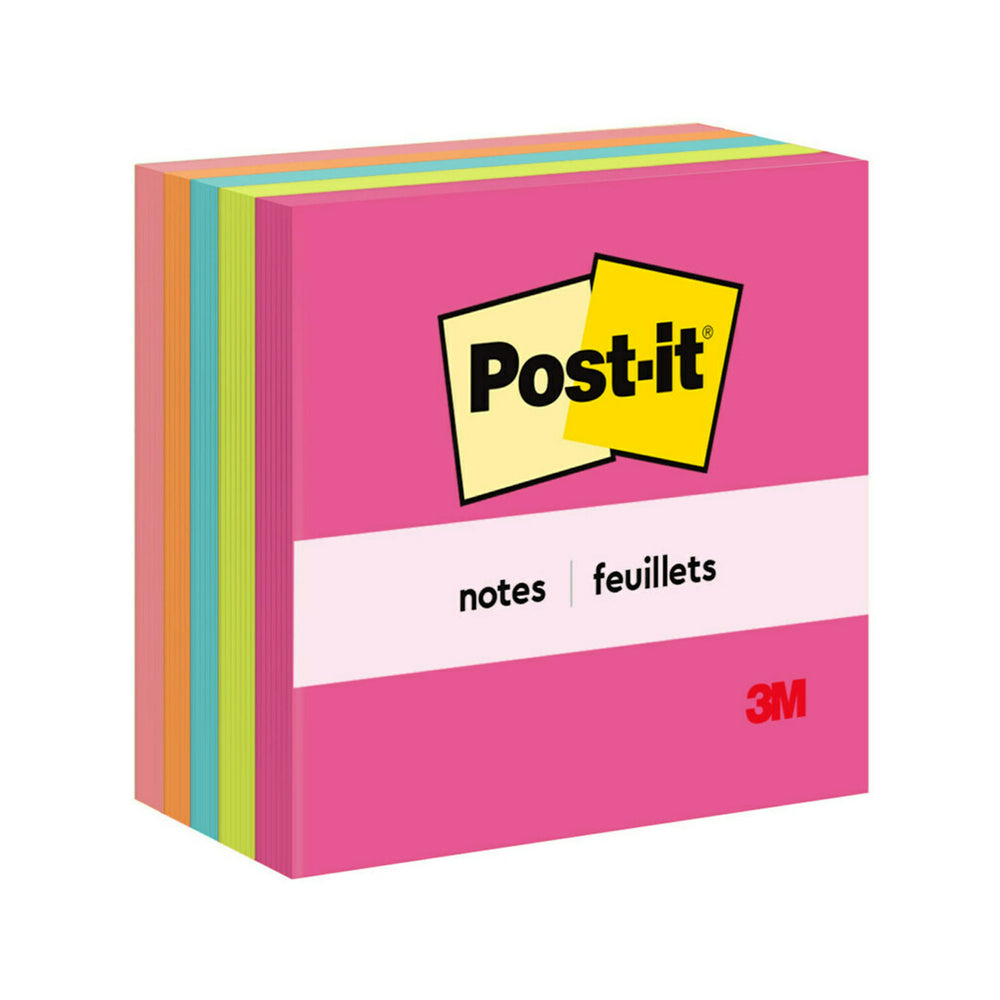 Image of Post-it Notes - 3" x 3" - Poptimistic Collection - 500 sheets - 5 Pack, Multicolour