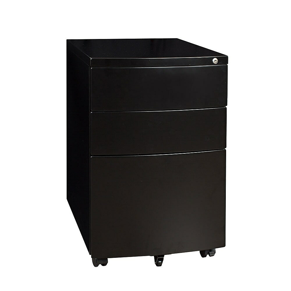 Image of HDL 100-MMPUF Metal Mobile Box-Box-File Pedestal, Black
