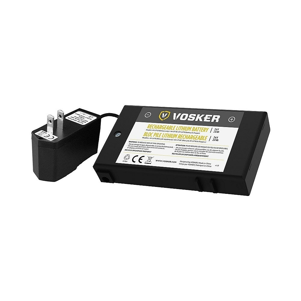 Image of VOSKER Rechargeable Lithium Battery Pack Kit including AC Charger