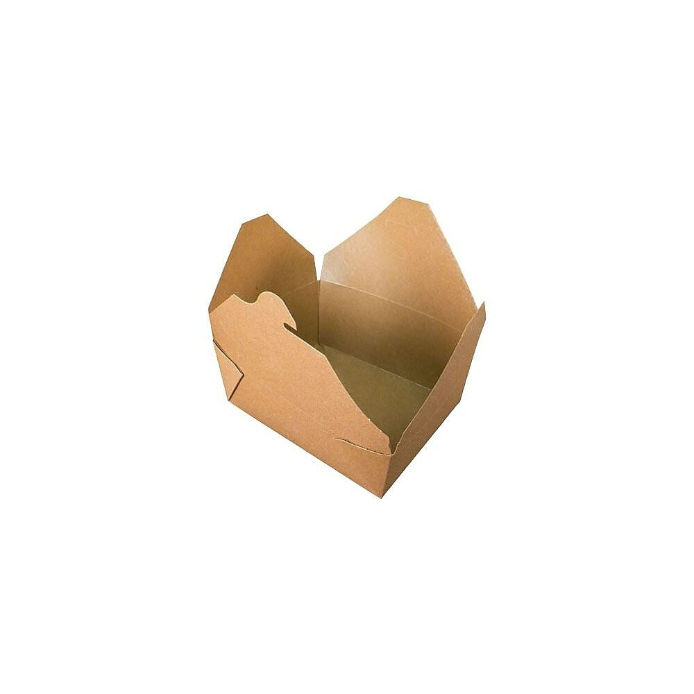 Image of Fold-Pak Bioplus #8 Recyclable Paperboard Earth Design Food Container, 300 Pack