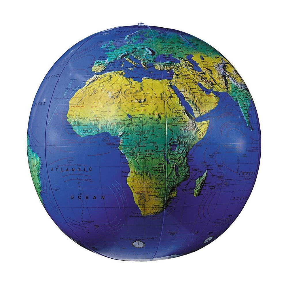 Image of Replogle Globes Inflatable Topographical Globe, 12"(dia), 2 Pack