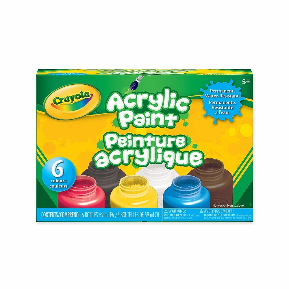 Image of Crayola Acrylic Paint - 6 Pack
