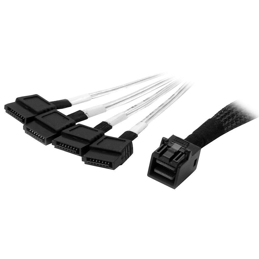 Image of StarTech Internal Mini-SAS to SATA Cable, SFF-8643 to 4x SATA, 3.3 ft