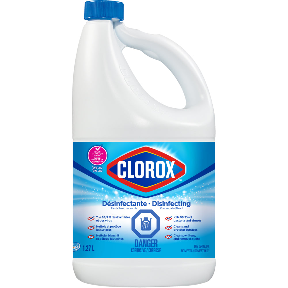 Image of Clorox Disinfecting Concentrated Bleach - 1.27 L, Assorted