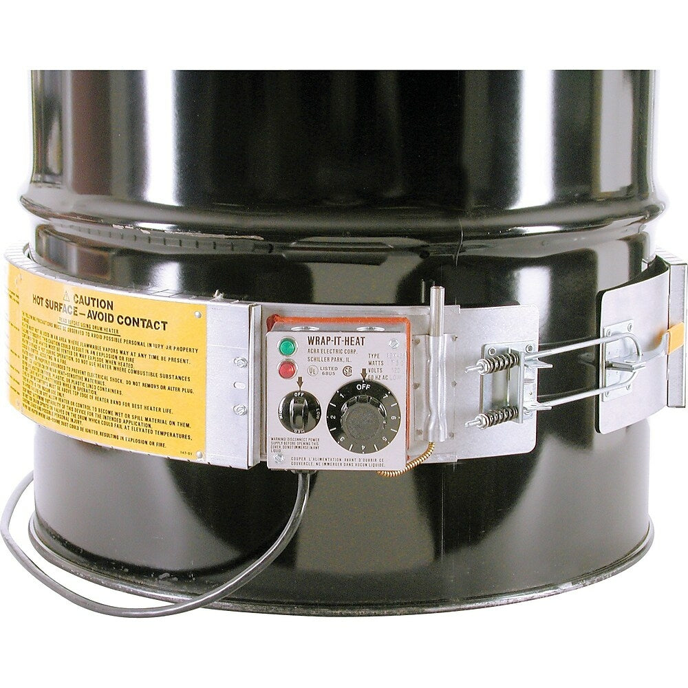 Image of Thermostat Control Heaters, DA095, Drum Cap. Gal. - 55, Black