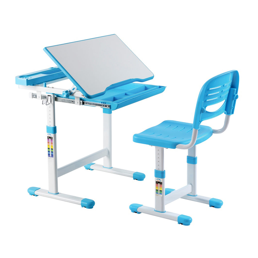 Image of United Canada Avicenna - Adjustable Kids Desk & Chair - Blue