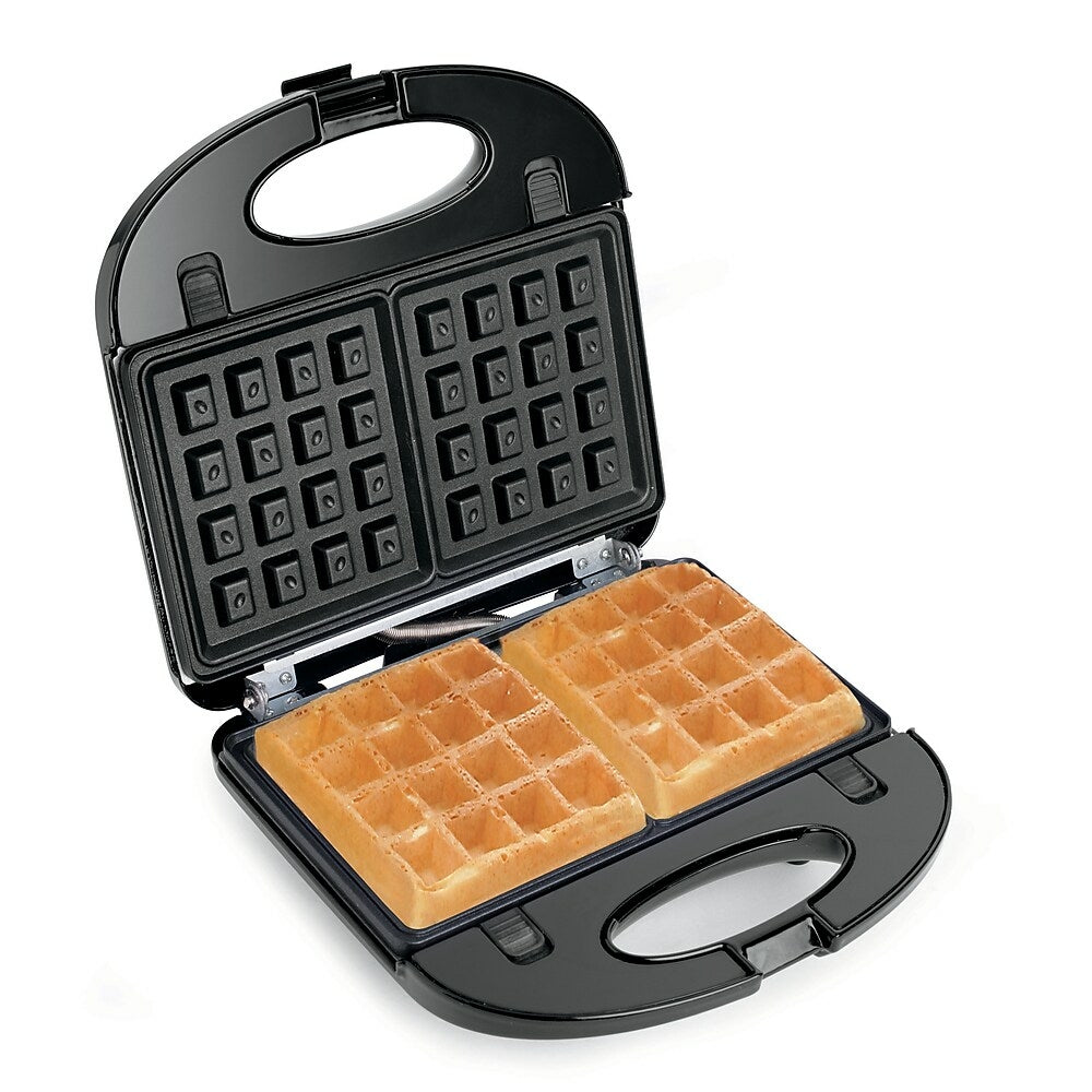 Image of SALTON 3-in-1 Grill, Sandwich, Waffle Maker, Yellow