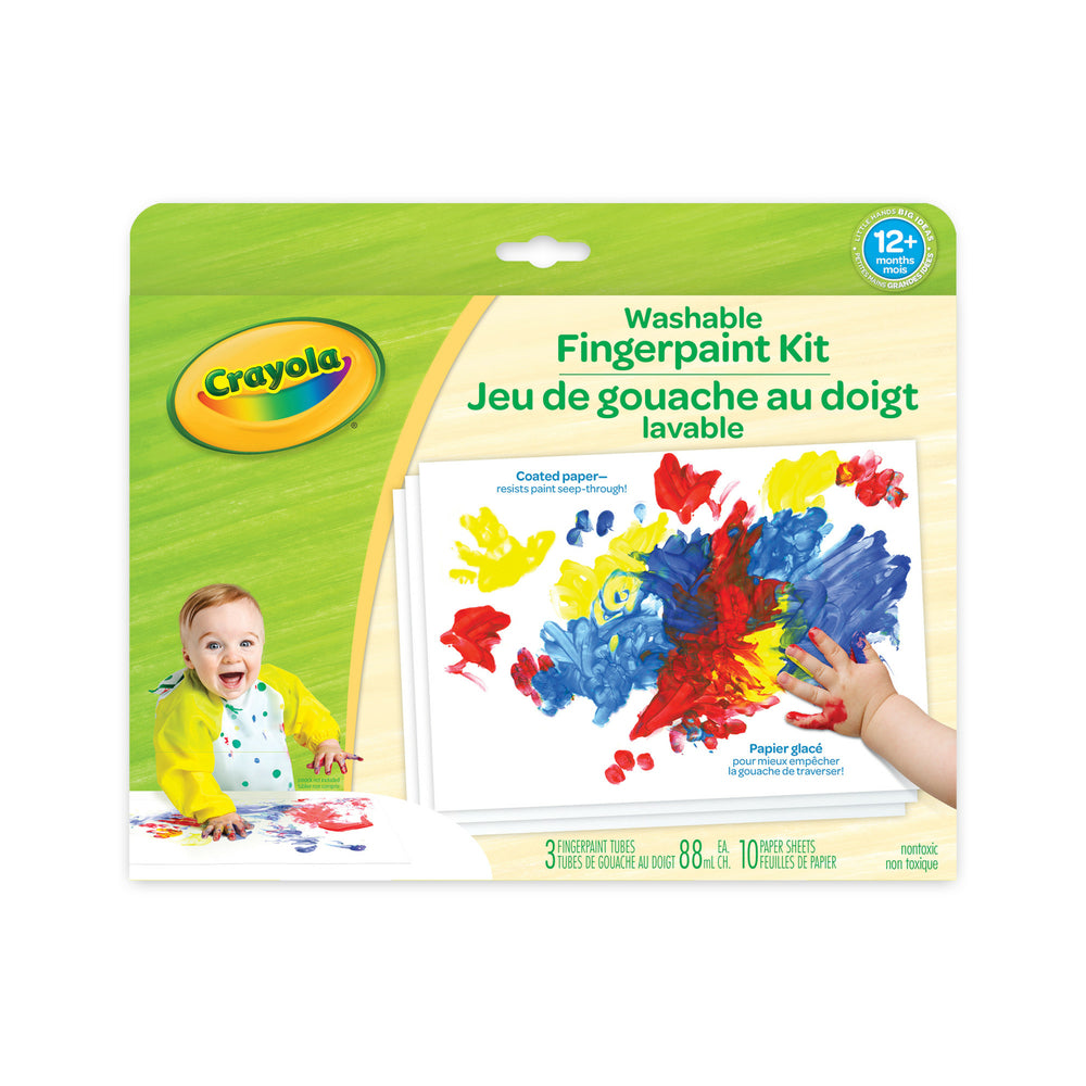 Image of Crayola Washable Fingerpaint Kit