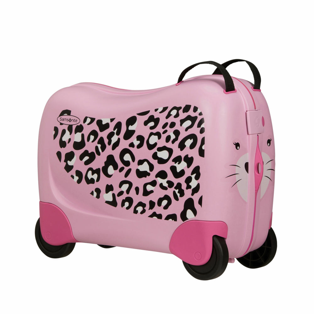 Image of Samsonite Dream Rider Ride-On Kids Hardside Carry-on Luggage - Leopard