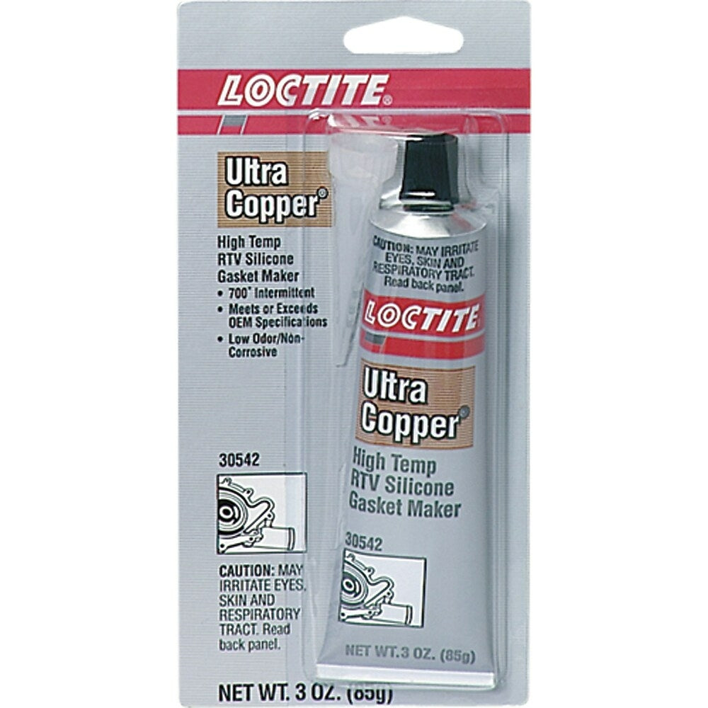 Image of Loctite 5920 High Temp Rtv Silicone Gasket Maker, Tube, 125 G., Copper - 6 Pack