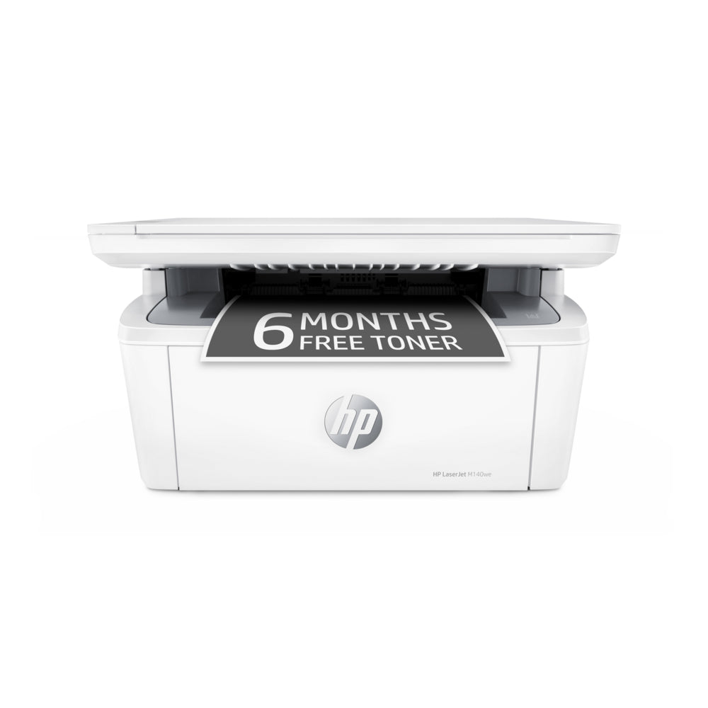 Image of HP LaserJet MFP M140we Wireless Black & White Printer (7MD72E)