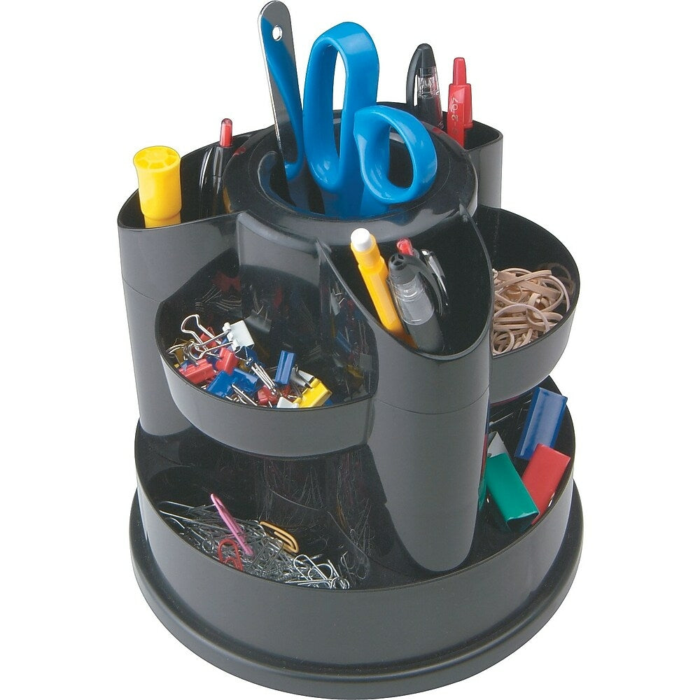 Accessoires de bureau et organiseurs d'espace de travail, ensemble de  rangement de 6 pièces pour fournitures de bureau : pot à crayons,  porte-cartes