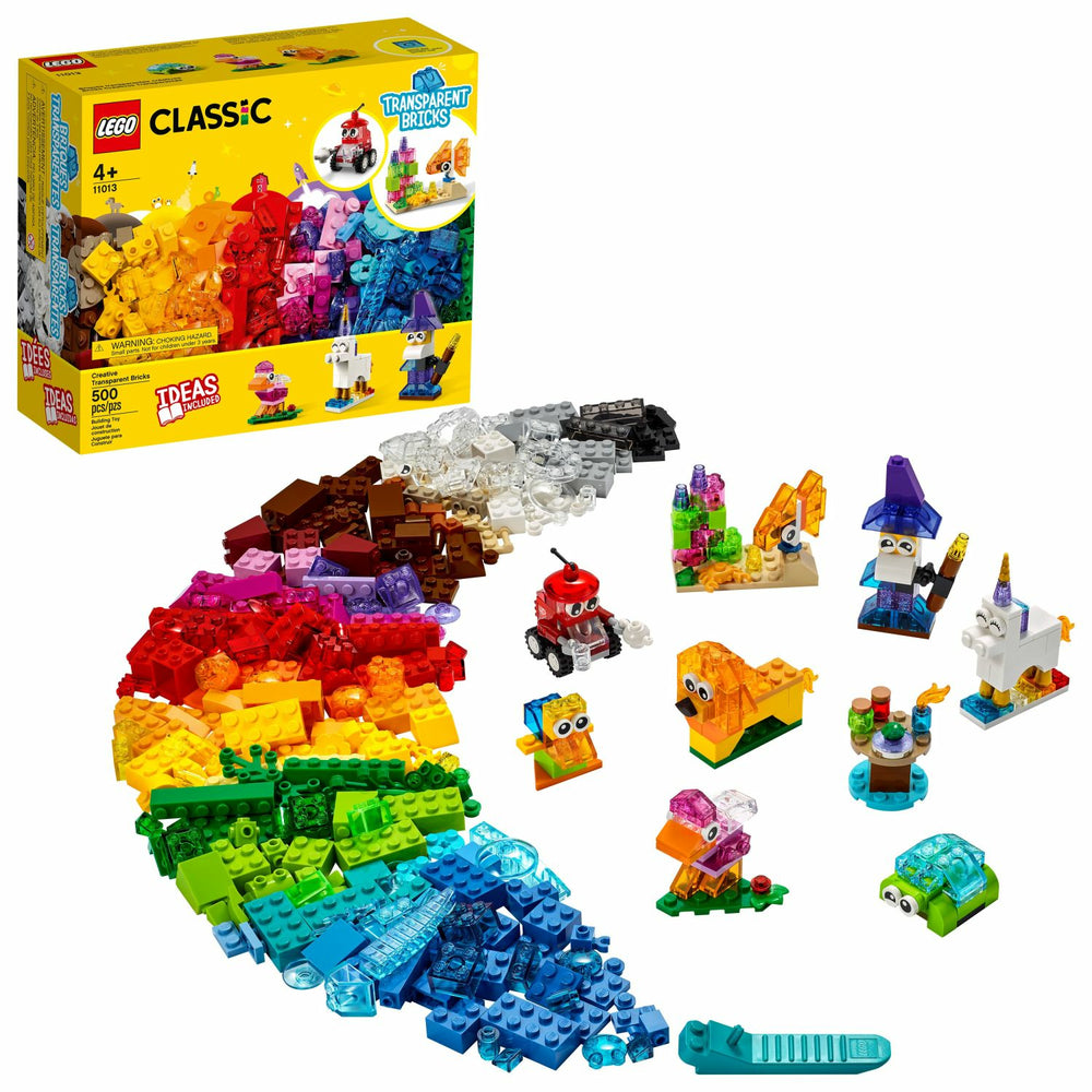 Image of LEGO Classic Creative Transparent Bricks Kids