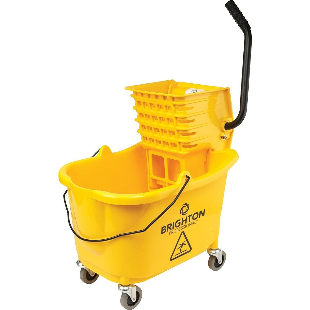 Image of Staples Mop Bucket, Yellow, 35 Quart