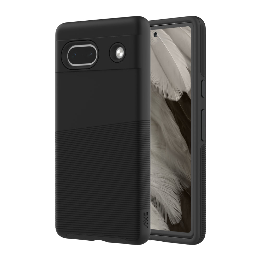Image of Axessorize PROTech Plus Dual-Layered Anti-Shock Sleek Case for Google Pixel 7a - Black