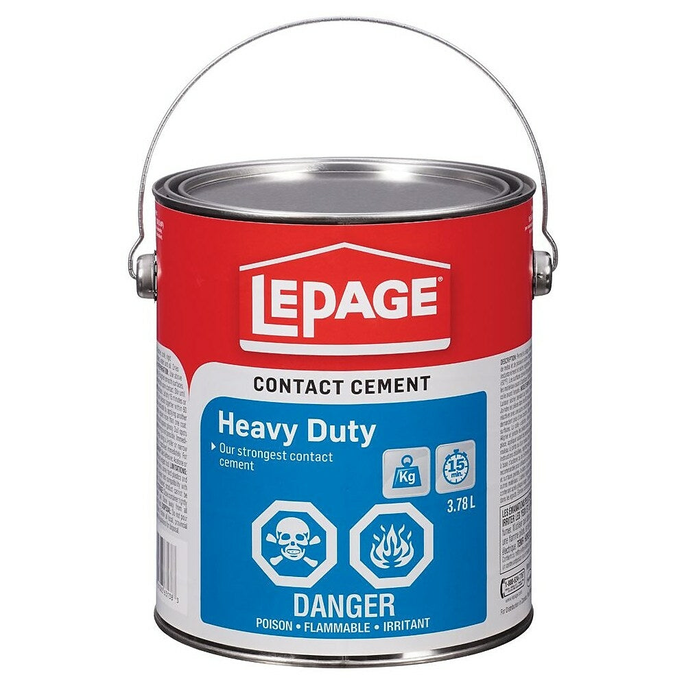 Image of Lepage, Heavy-Duty Contact Cement, Gallon, 3.8 L
