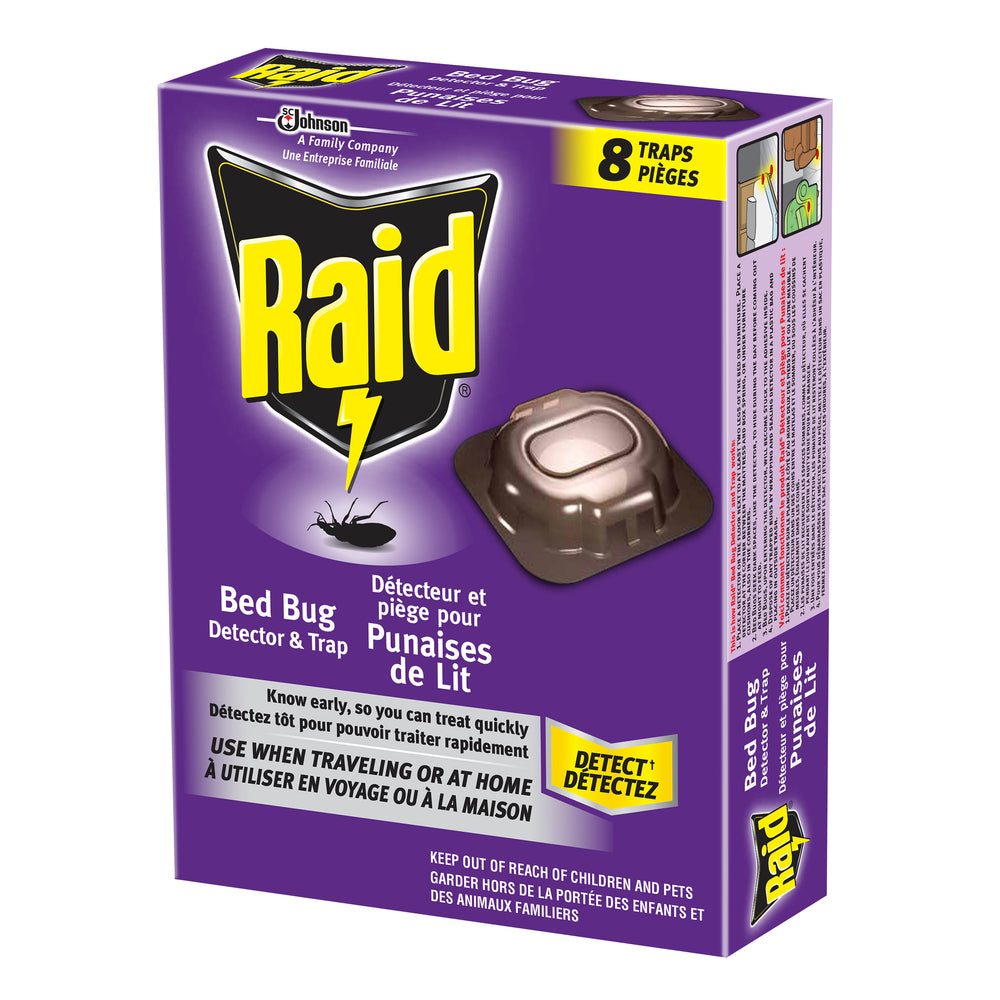 Image of RAID Bed Bug Detector & Trap - 8 Pack