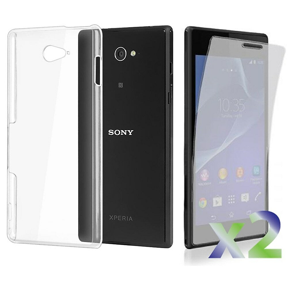 Image of Exian Transparent Case for Sony Xperia M2 - Clear