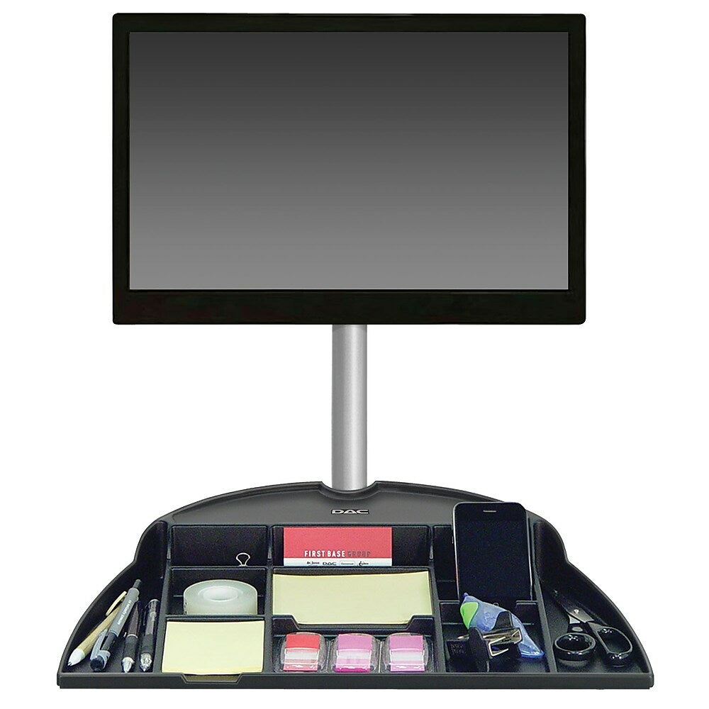 Image of DAC MP-204 Space Saver System Organizer Tray For Monitor Arms, Black