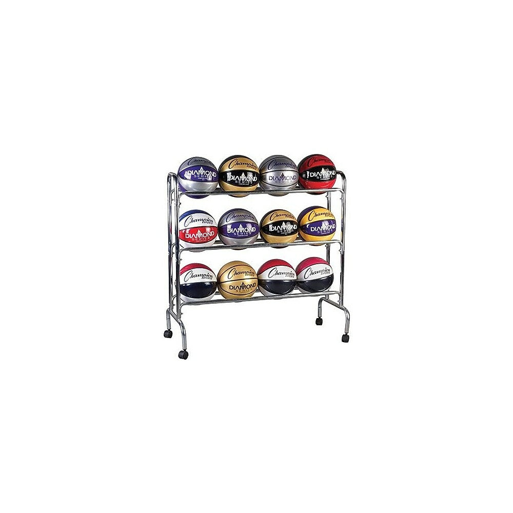 Image of Champion Sports Ball Cart, 3 Tier