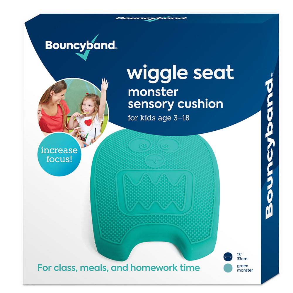 Image of Bouncyband Wiggle Seat Sensory Cushion, Mint Monster