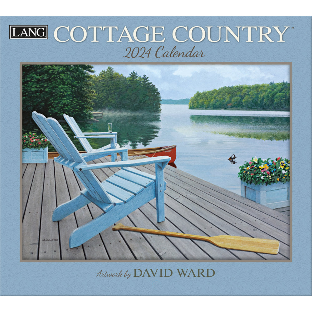 Image of Lang 2024 Deluxe Calendar - 12" x 14" - Cottage Country
