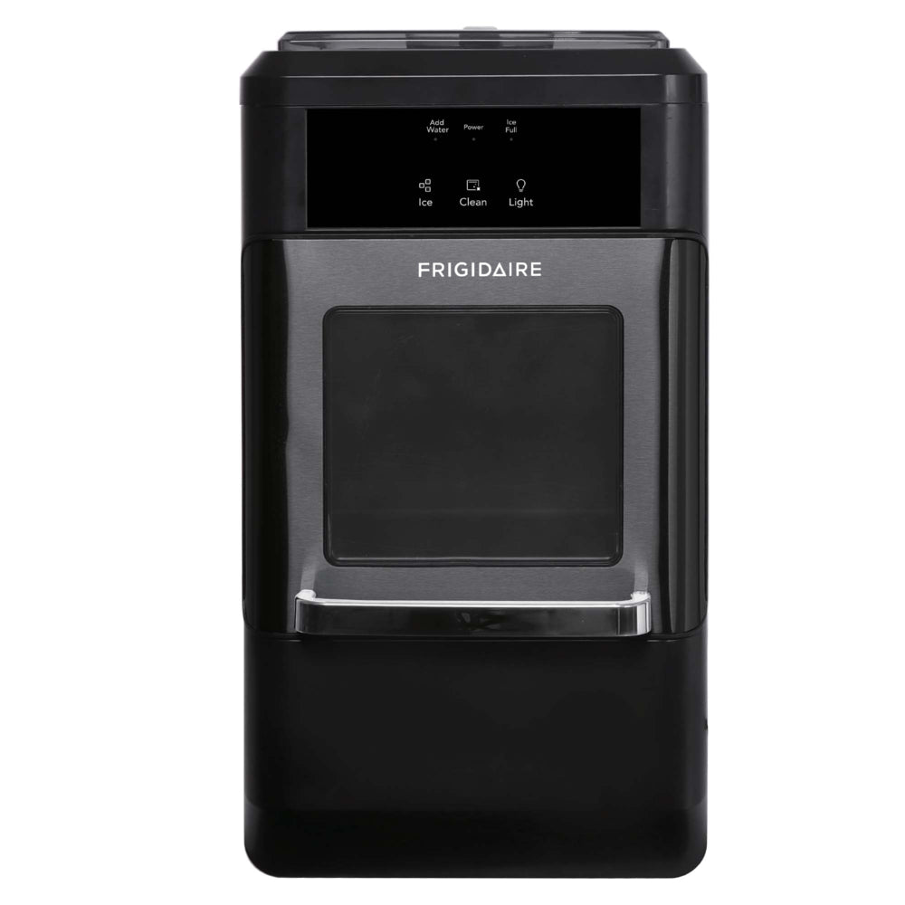 Image of Frigidaire Countertop Crunchy Chewable Nugget Ice Maker - Stainless Steel - Black