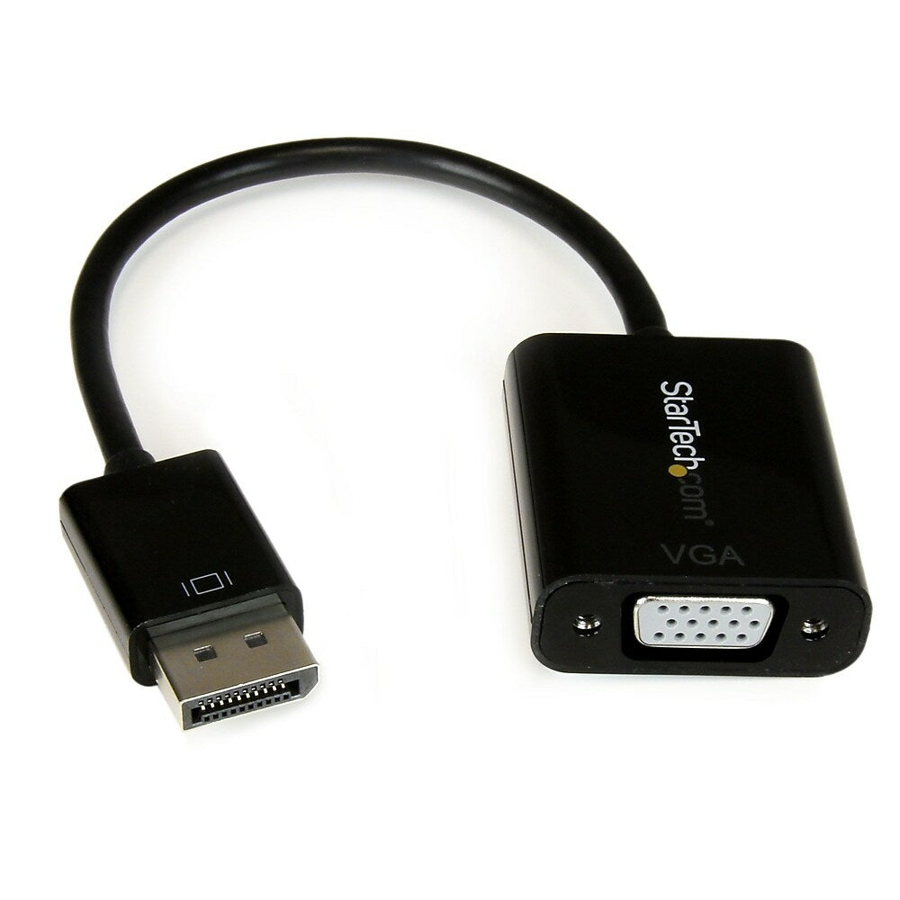 Image of StarTech Displayport 1.2 to VGA Adapter Converter, Dp to VGA, 1920X1200, Black
