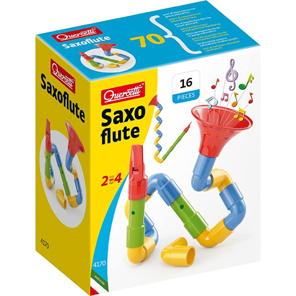 Image of Quercetti Saxoflute Toy - 16 Pieces