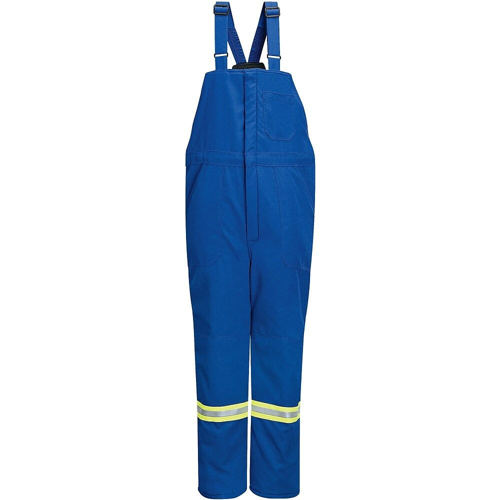 Image of Deluxe Flame-Resistant Insulated Bib Overalls with Reflective Trim