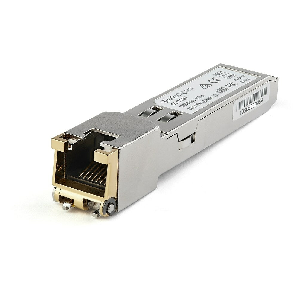 Image of StarTech Juniper RX, GET, SFP Compatible SFP Transceiver Module , 1000Base, T