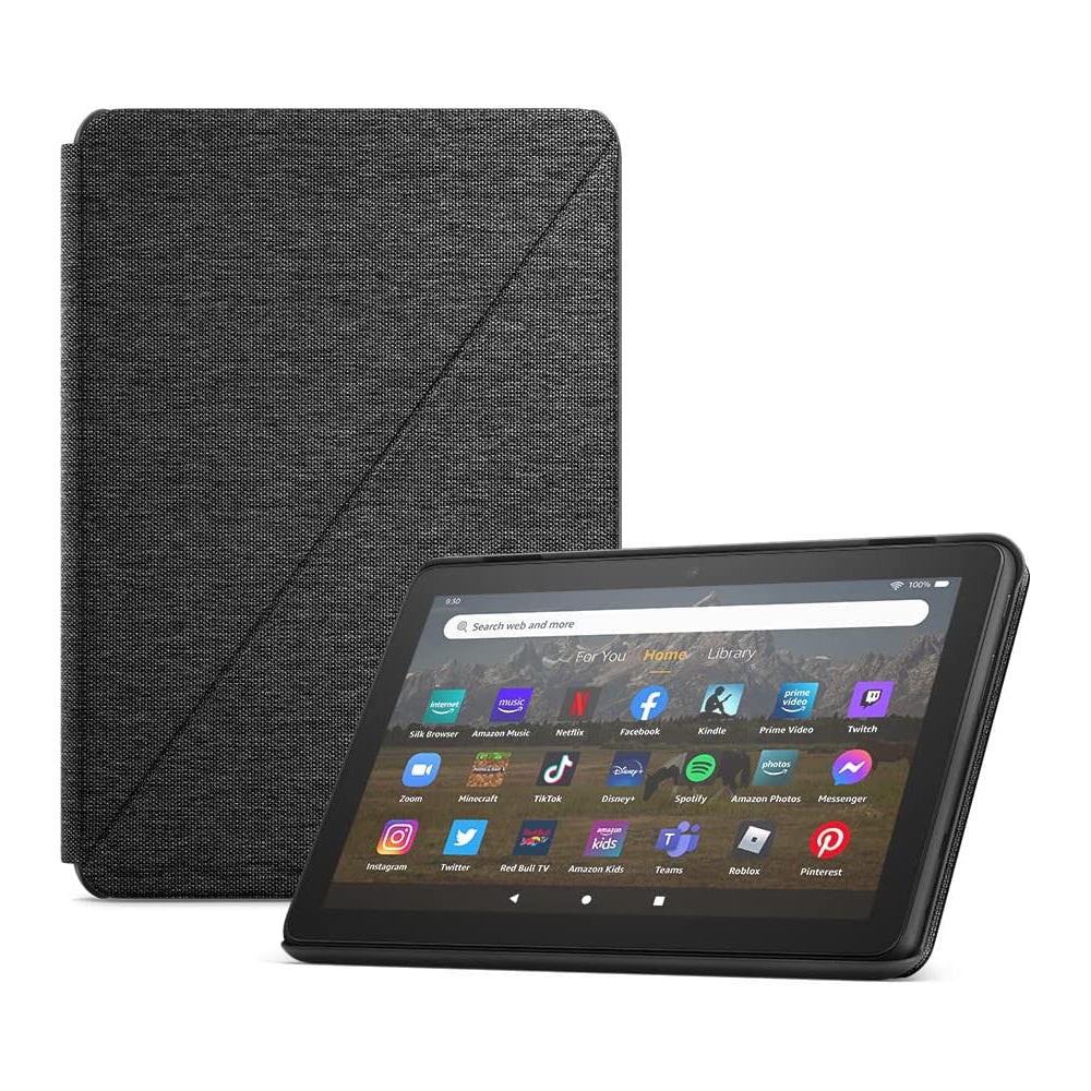 Image of Amazon Fire HD 8 Tablet Cover for 12th Generation - Black