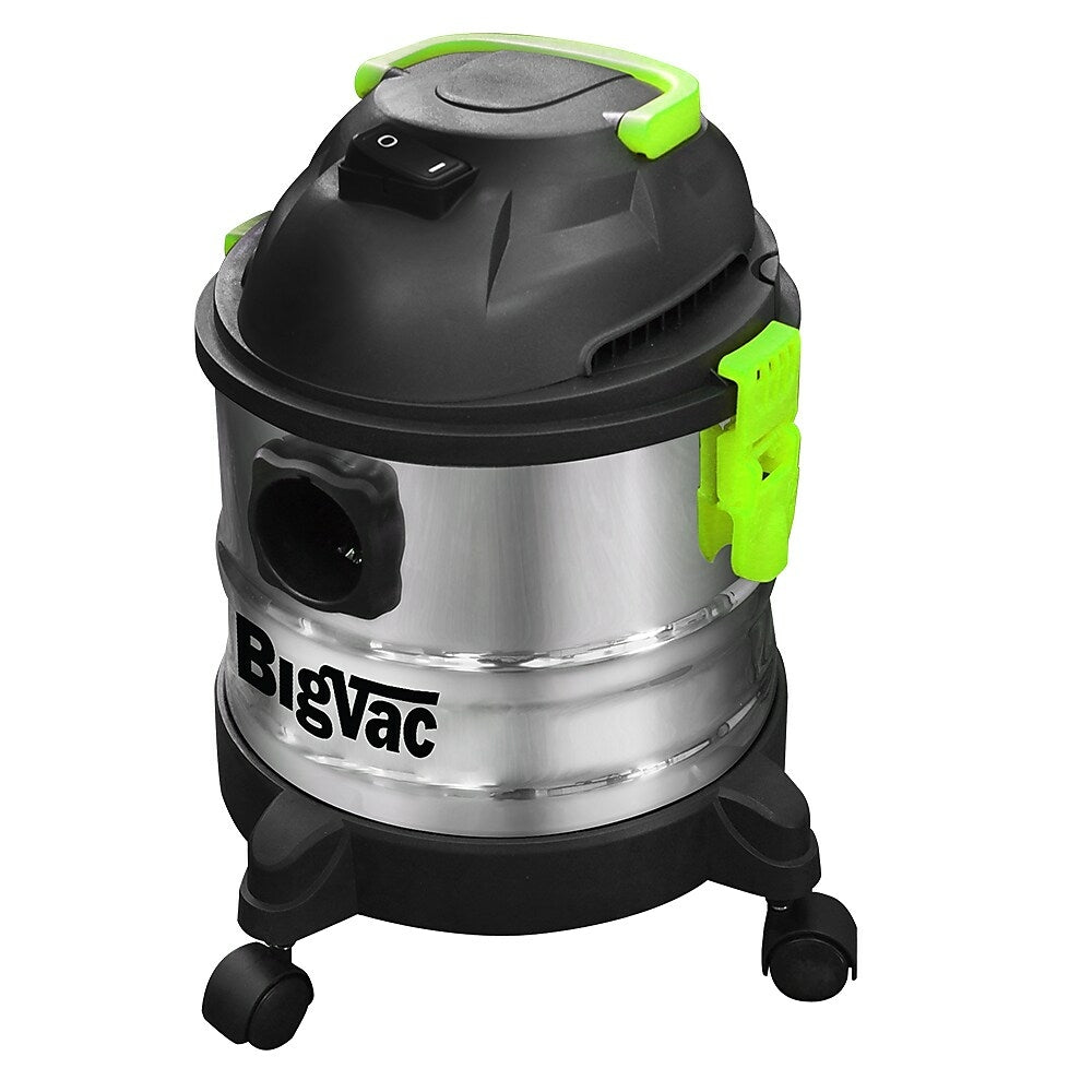 Image of Big Vac Wet/Dry Stainless Steel Vacuum, 4 Gallon (55270)