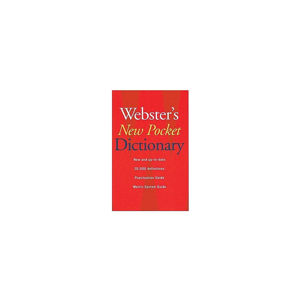 Image of Houghton Mifflin "ebster's New Pocket Dictionary", Grades 7 - 12 (AH9780618947263), 4 Pack