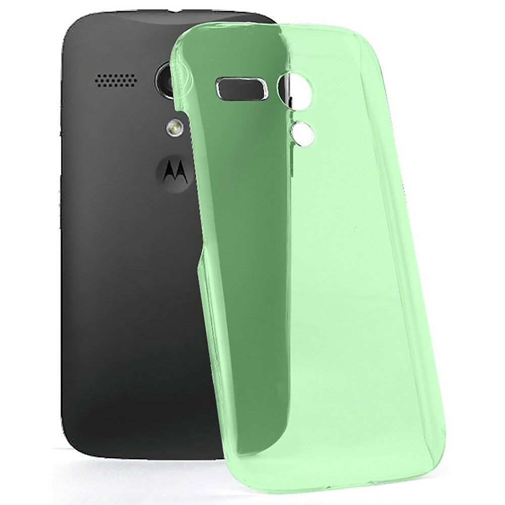 Image of Exian Transparent Case for Moto G - Green