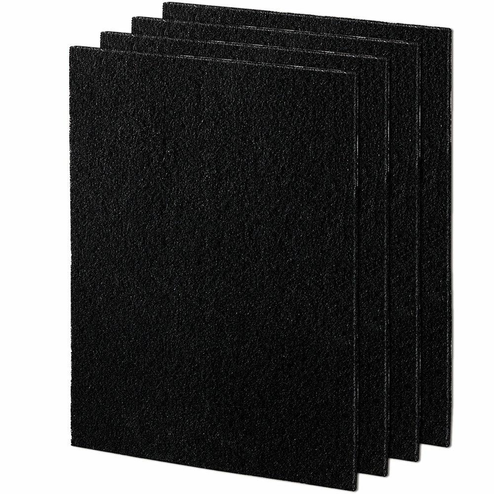 Image of Fellowes Carbon Replacement Filter for AeraMax 290, 300 and DX95 Air Purifiers - 4 Pack, Black