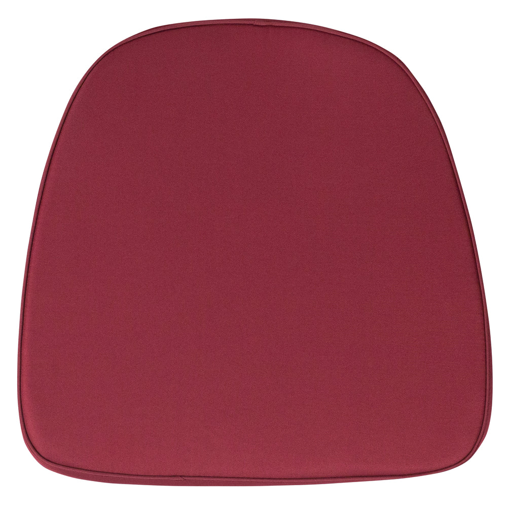 Image of Flash Furniture Soft Fabric Chiavari Chair Cushion - Burgundy, Red