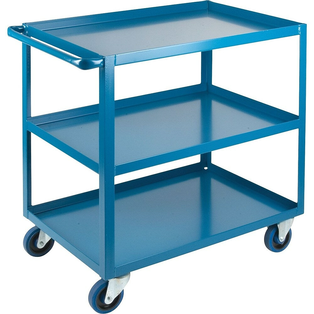 Image of Kleton Heavy-Duty Shelf Carts, 3 Tiers, 24" W x 36" H x 36" D, 1200 Lbs. Capacity