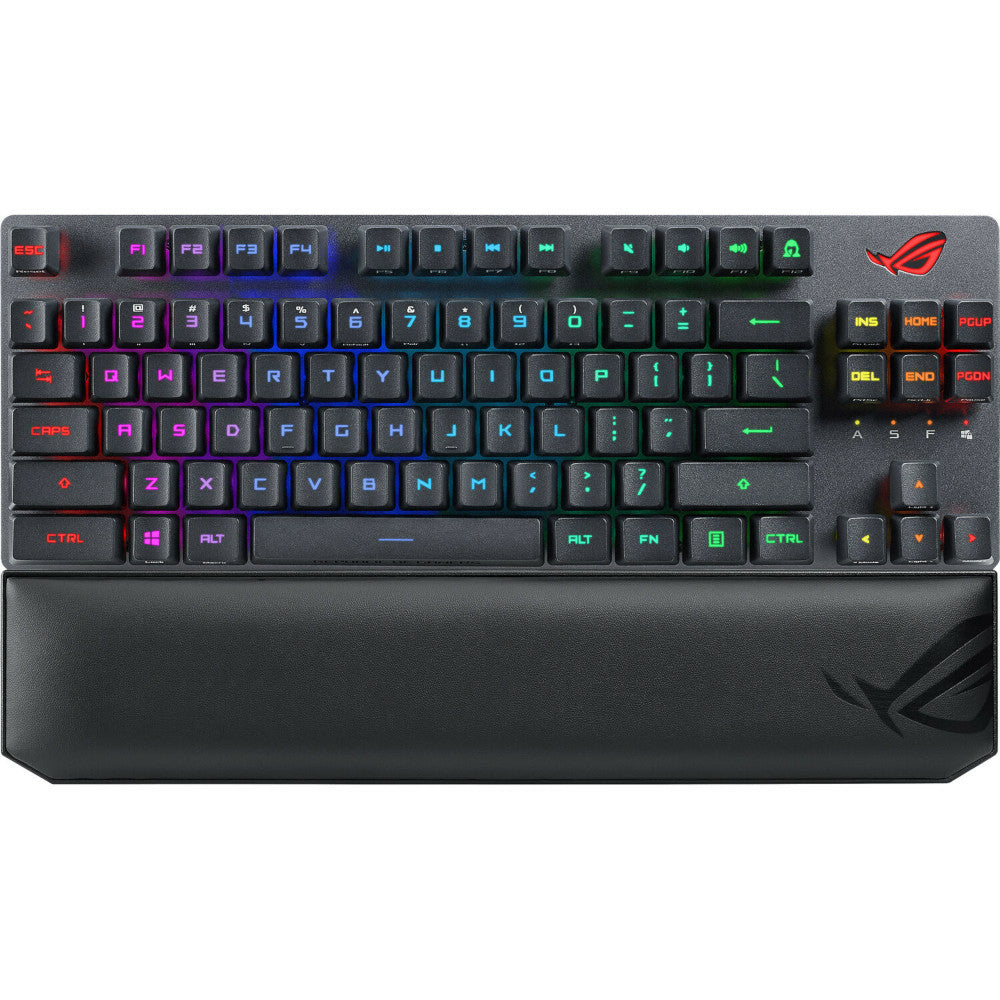 Image of ASUS ROG Strix Scope RX TKL Wireless Deluxe Gaming Keyboard with Blue RX Optical Mechanical Switches