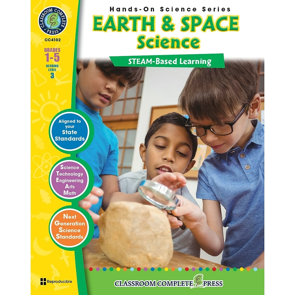 Image of eBook: Science Hands-On - Earth & Space Science - by Classroom Complete Press - Grade 1 - 5