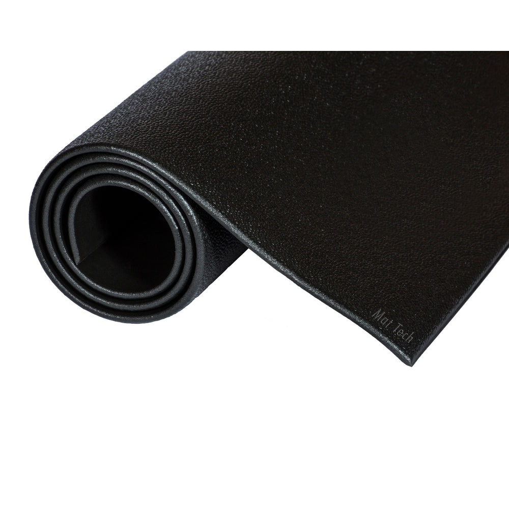 Image of Mat Tech Tuff Spun Anti-Fatigue Mat - Pebble Surface - 2' x 3' - Black