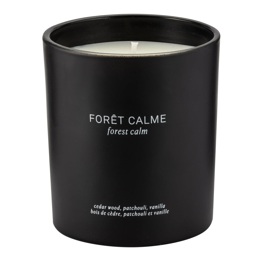 Image of Gry Mattr Glass Candle - Forest Calm - 10 oz, Black