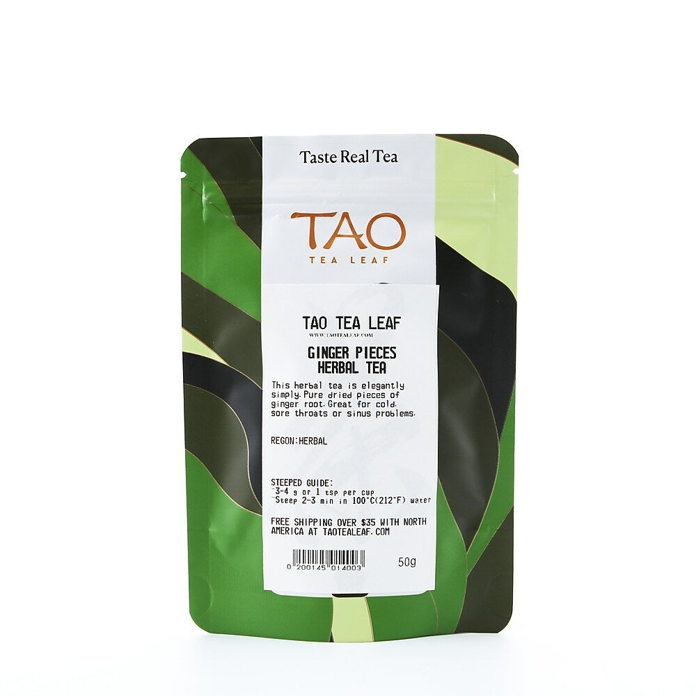 Image of Tao Tea Leaf Ginger Pieces Tea - Loose Leaf - 50g