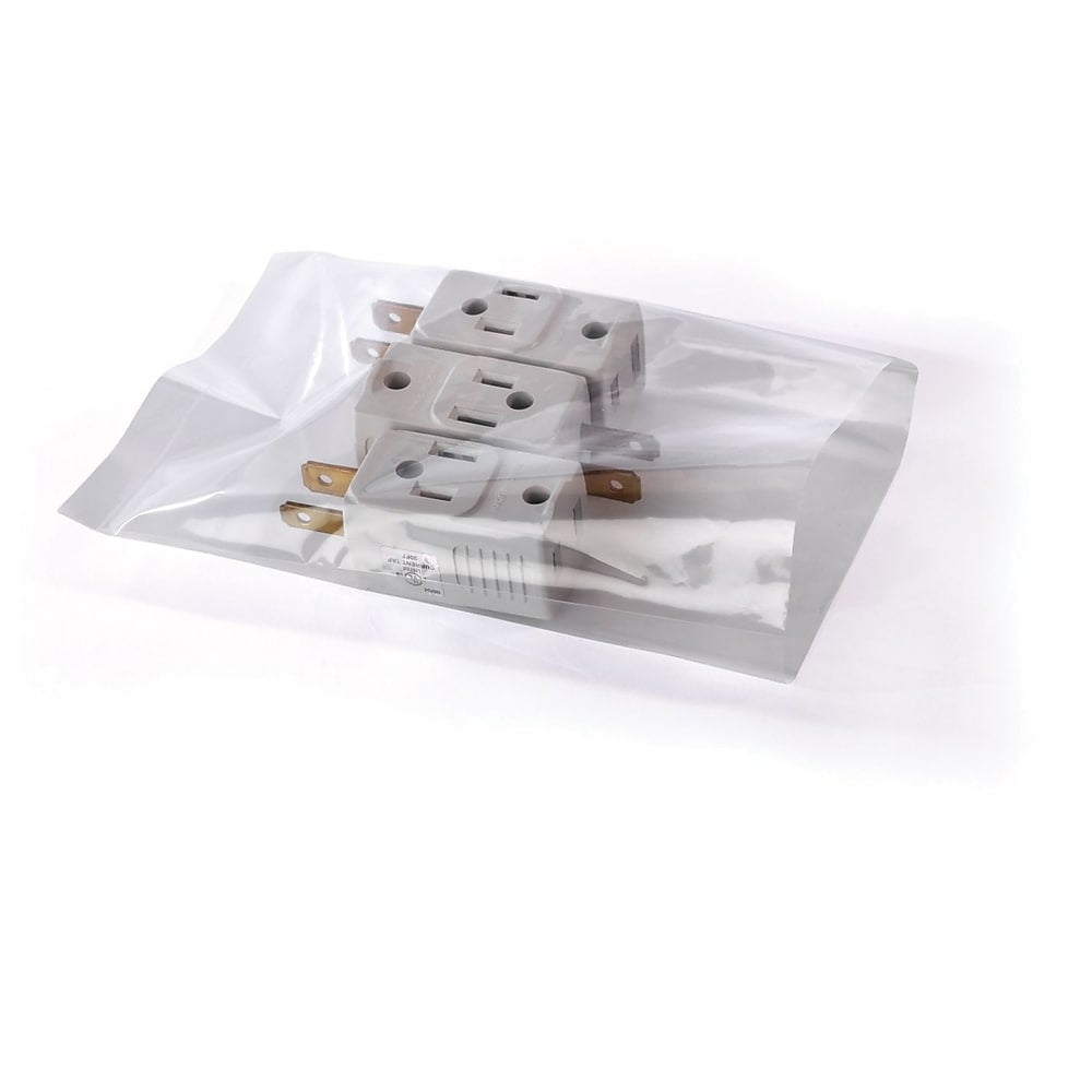 Image of Wamaco Clear Lay-Flat Bags On A Roll - 13" x 23" - 1400 Pack