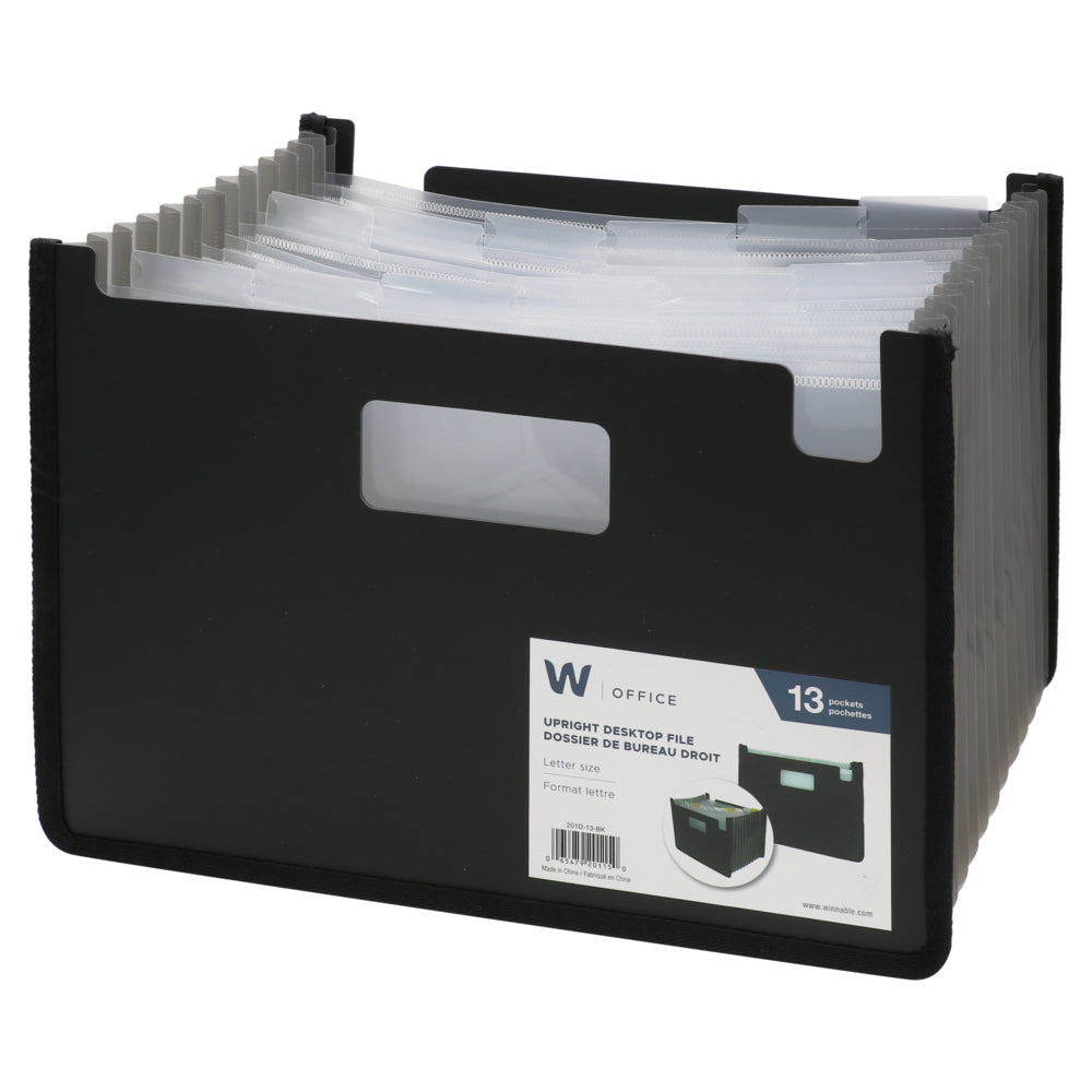 Image of Winnable 13 Pocket Expanding Desktop File, Letter Size
