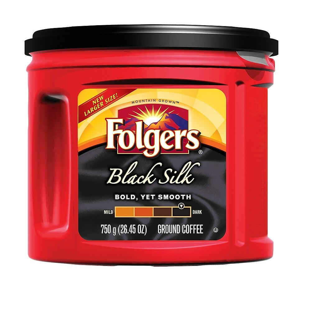 Image of Folgers Black Silk Ground Coffee - 750g