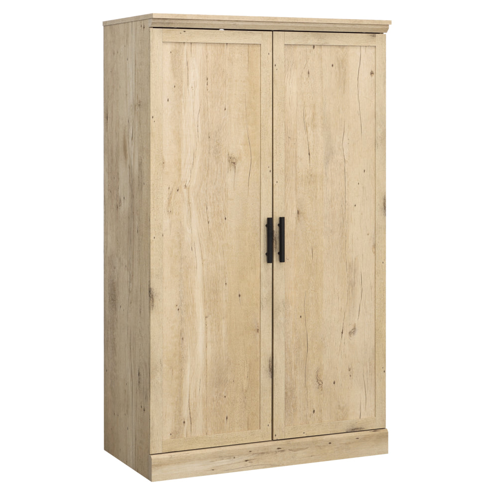 Image of Sauder Aspen Post Storage Cabinet - Prime Oak, Brown